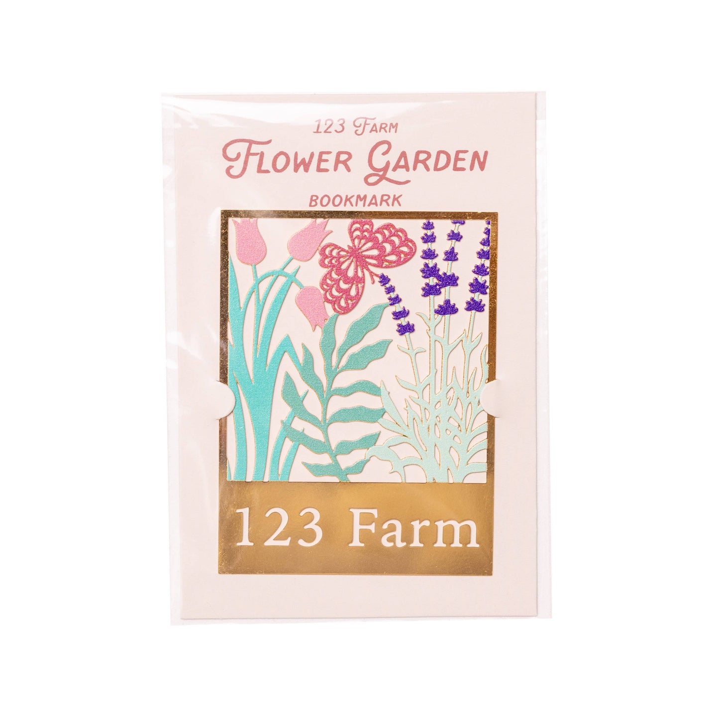 Flower Garden Bookmark – Elegantly Cut Metal Design
