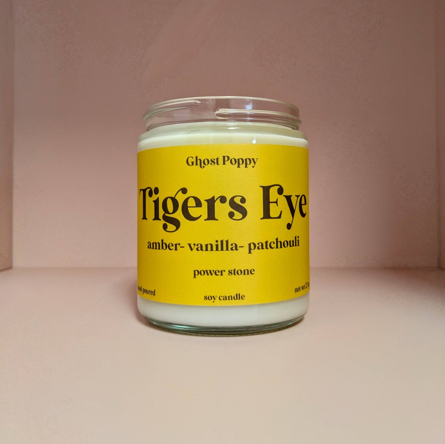 Tigers Eye Candle
