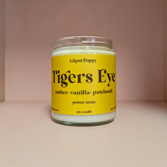 Tigers Eye Candle