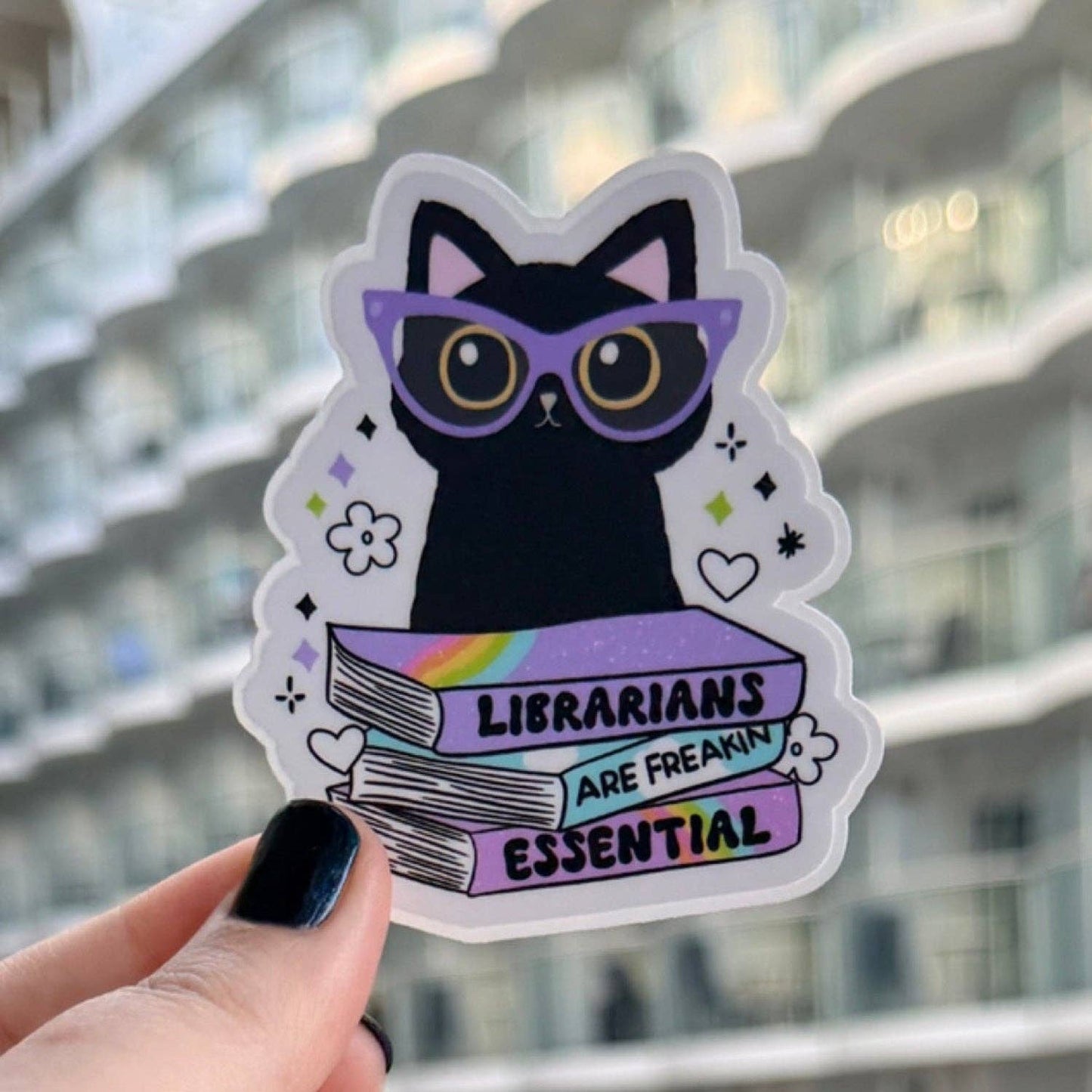 Librarians are Essential Vinyl Sticker