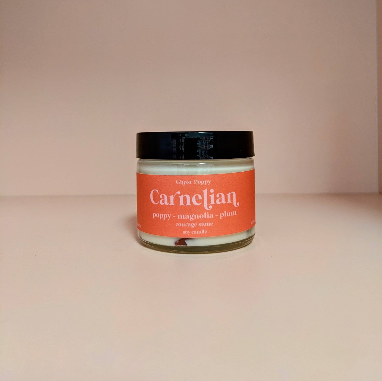 Carnelian Mini Candle