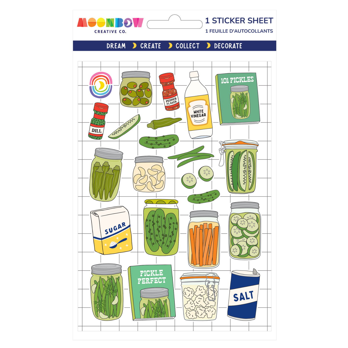 Brine Time Glossy Sticker Sheet