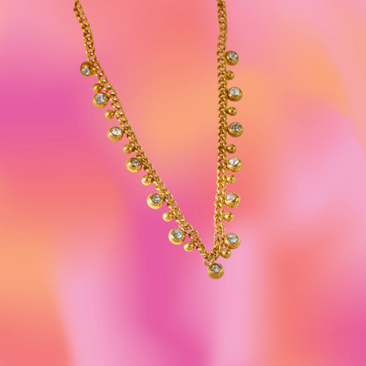 Lil Gem Titanium Necklace