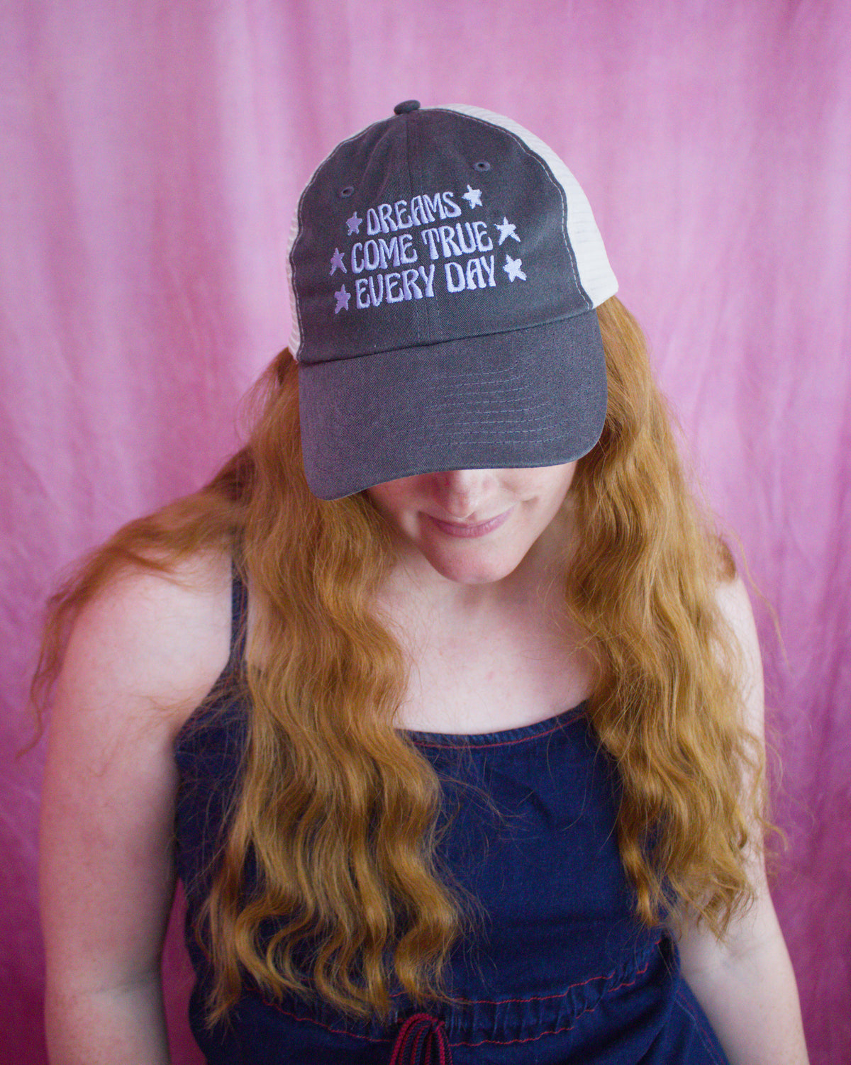 "Dreams Come True Every Day" Embroidered Hat