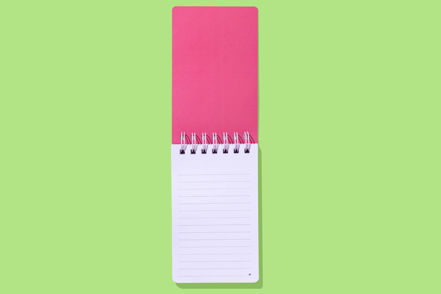 Small Spiral Top Notebook - Orange w/ Flowers