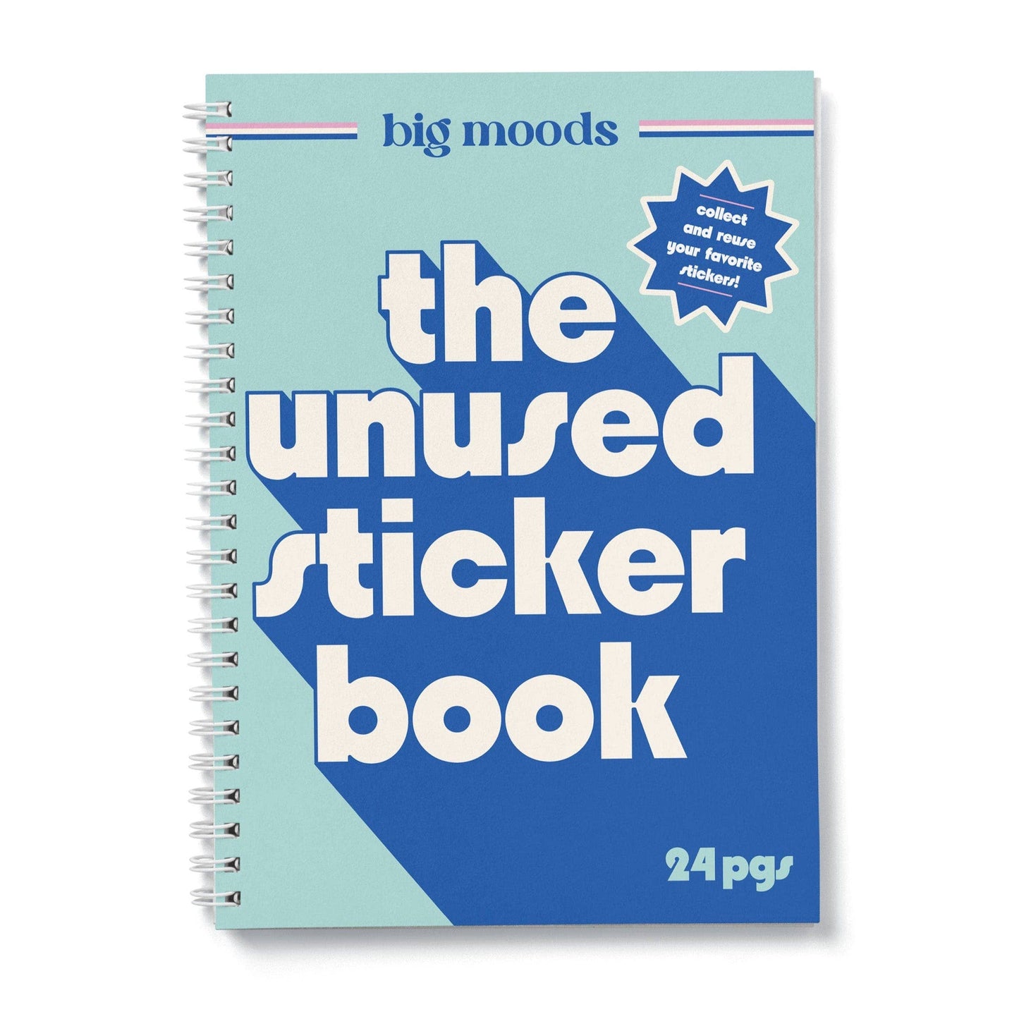 The Unused Sticker Book - Blue