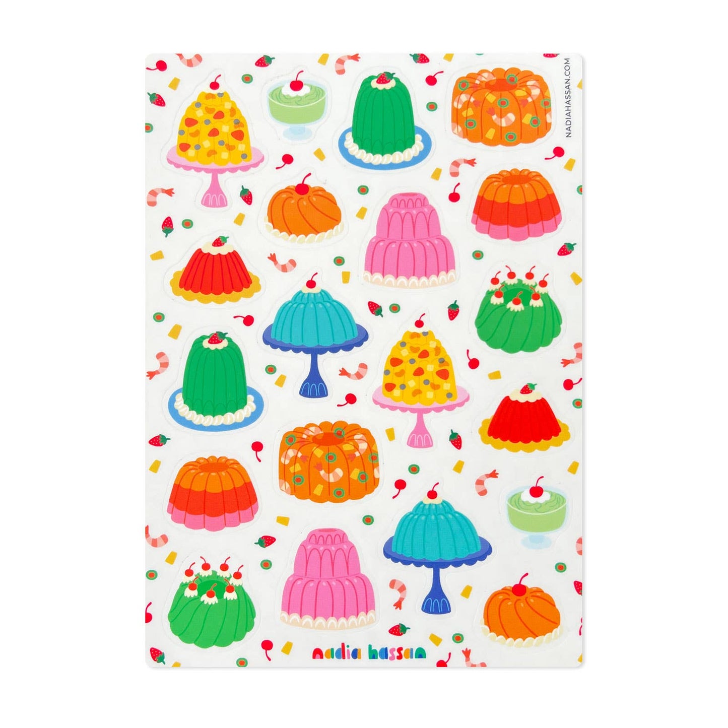 Hello Jello 5x7 Sticker Sheet