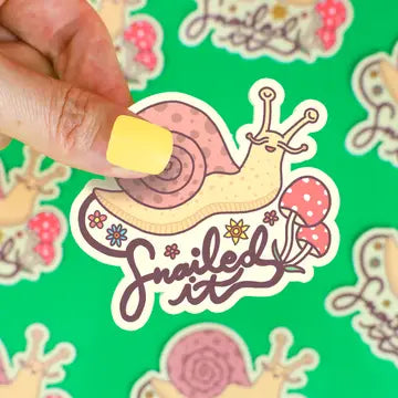 "Snailed It" Sticker