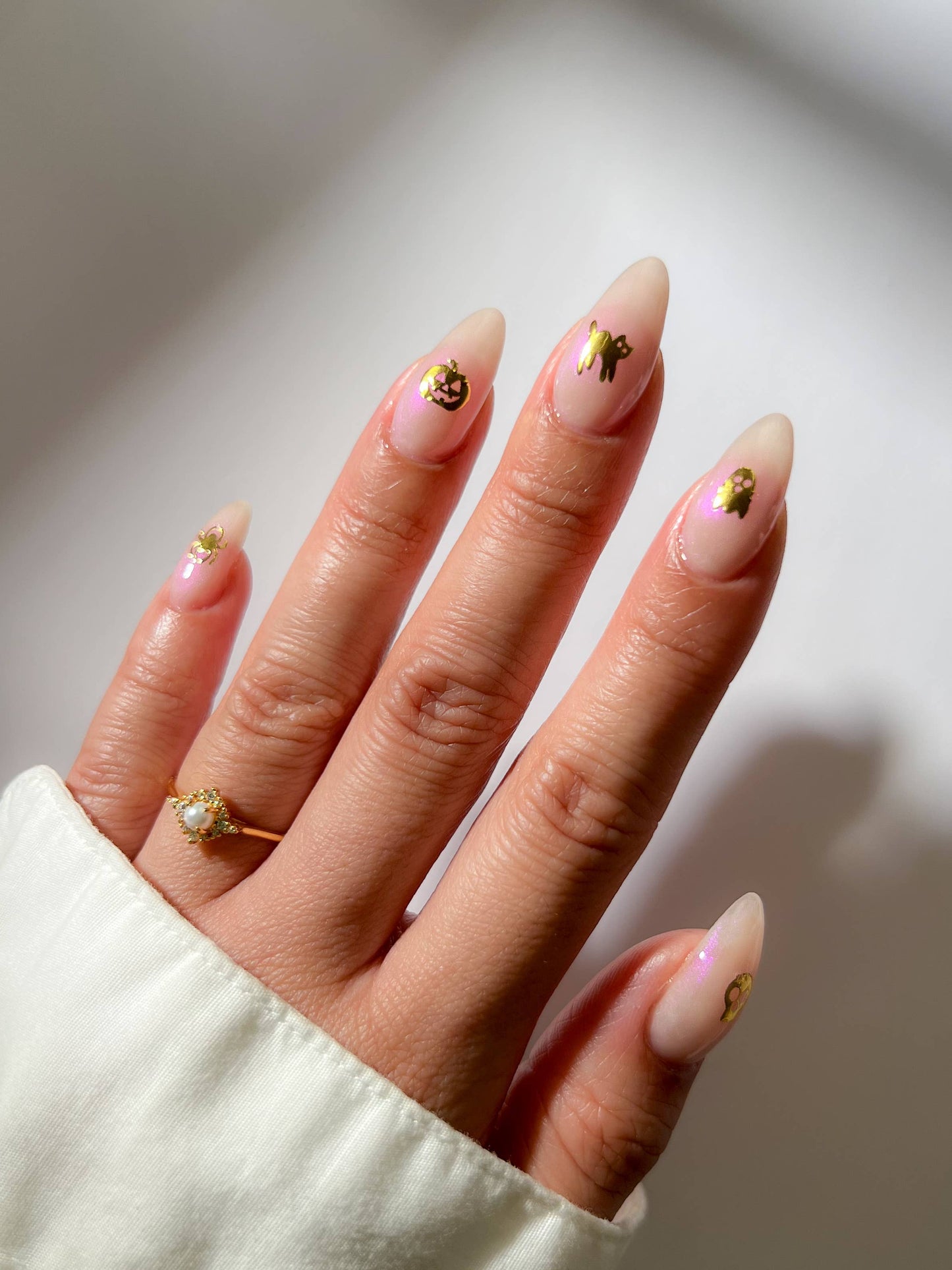 Nail Art Stickers - LITTLE PUMPKIN