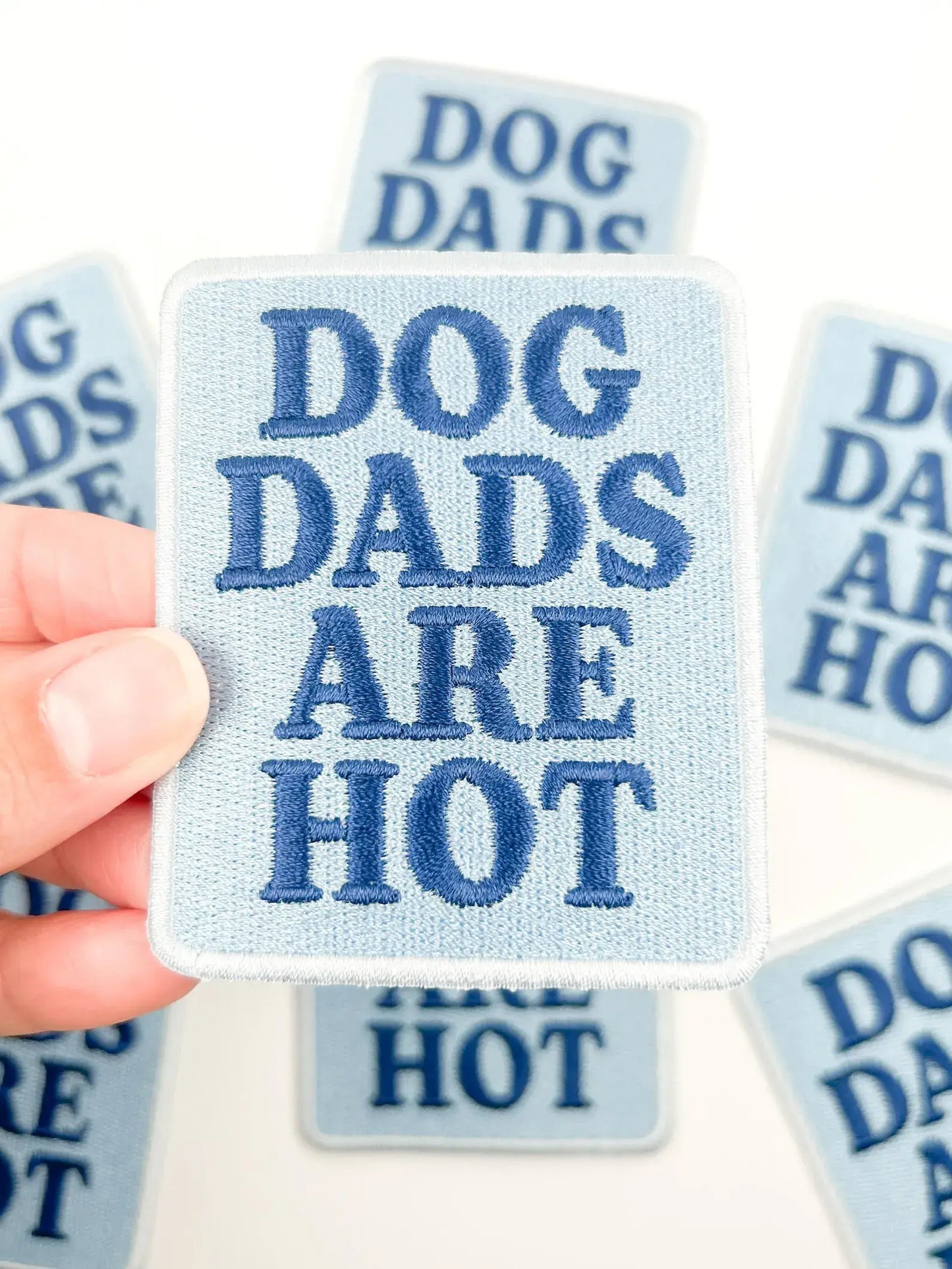 Dog Dads Are Hot Patch – Funny Iron On Patch for Dog Lovers