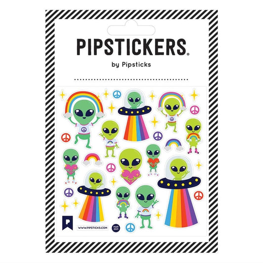Little Green Men Sticker Sheet