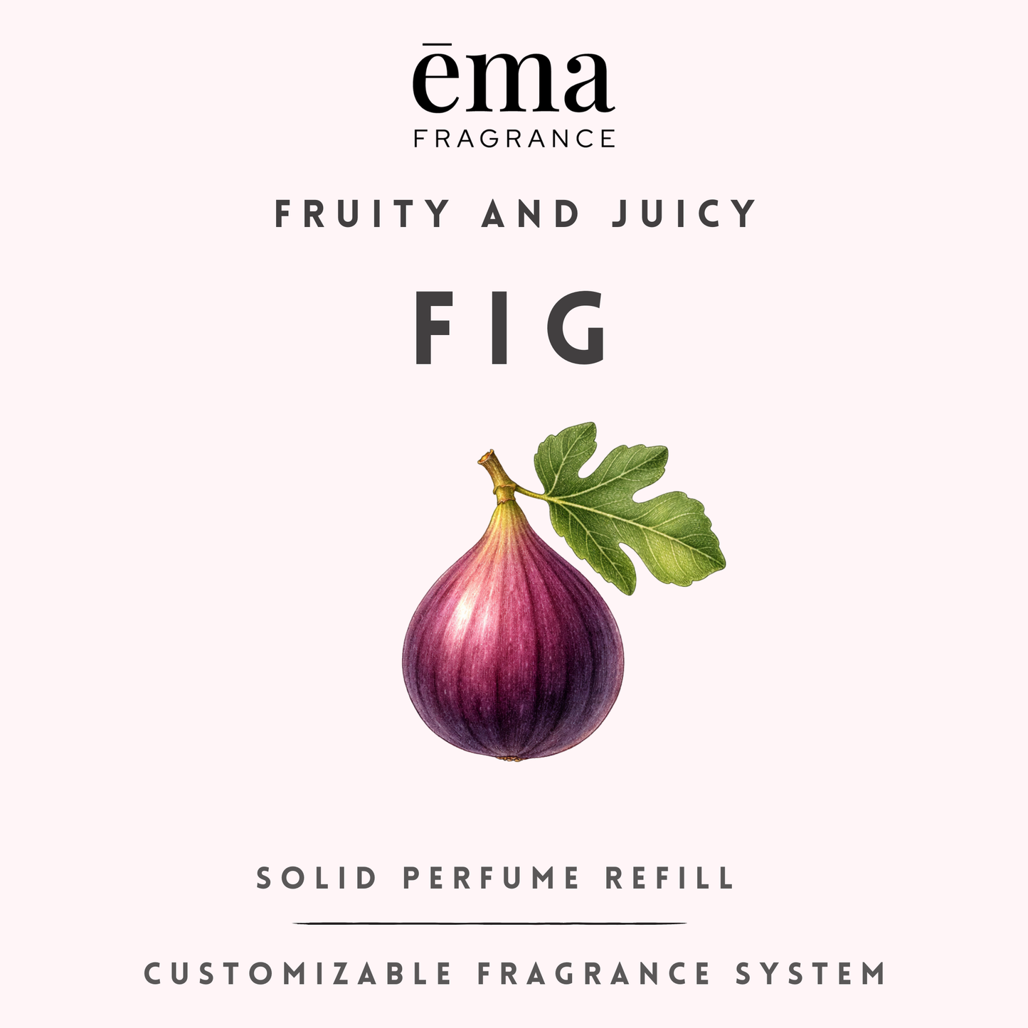 Fig Solid Perfume Pod (2g) | Refillable Clean Fragrance