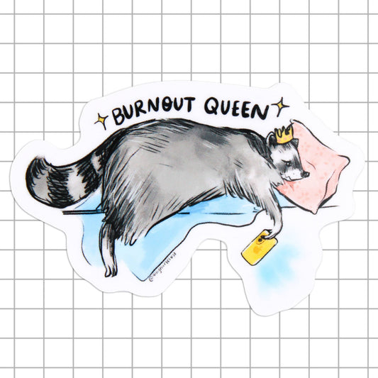 Burnout Queen Vinyl Sticker