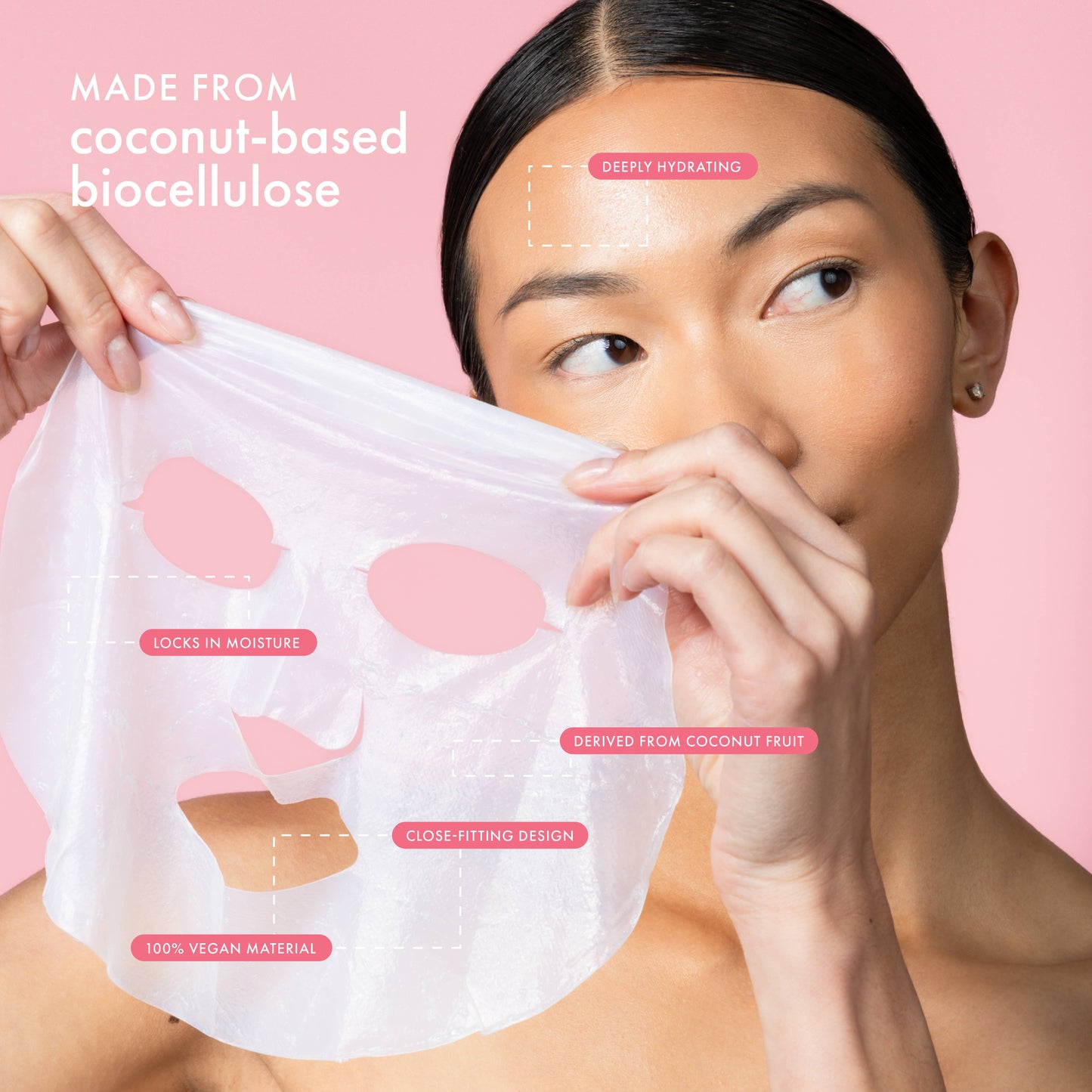 Strawberry Coco Rosé Soothing Biocellulose Mocktail Mask