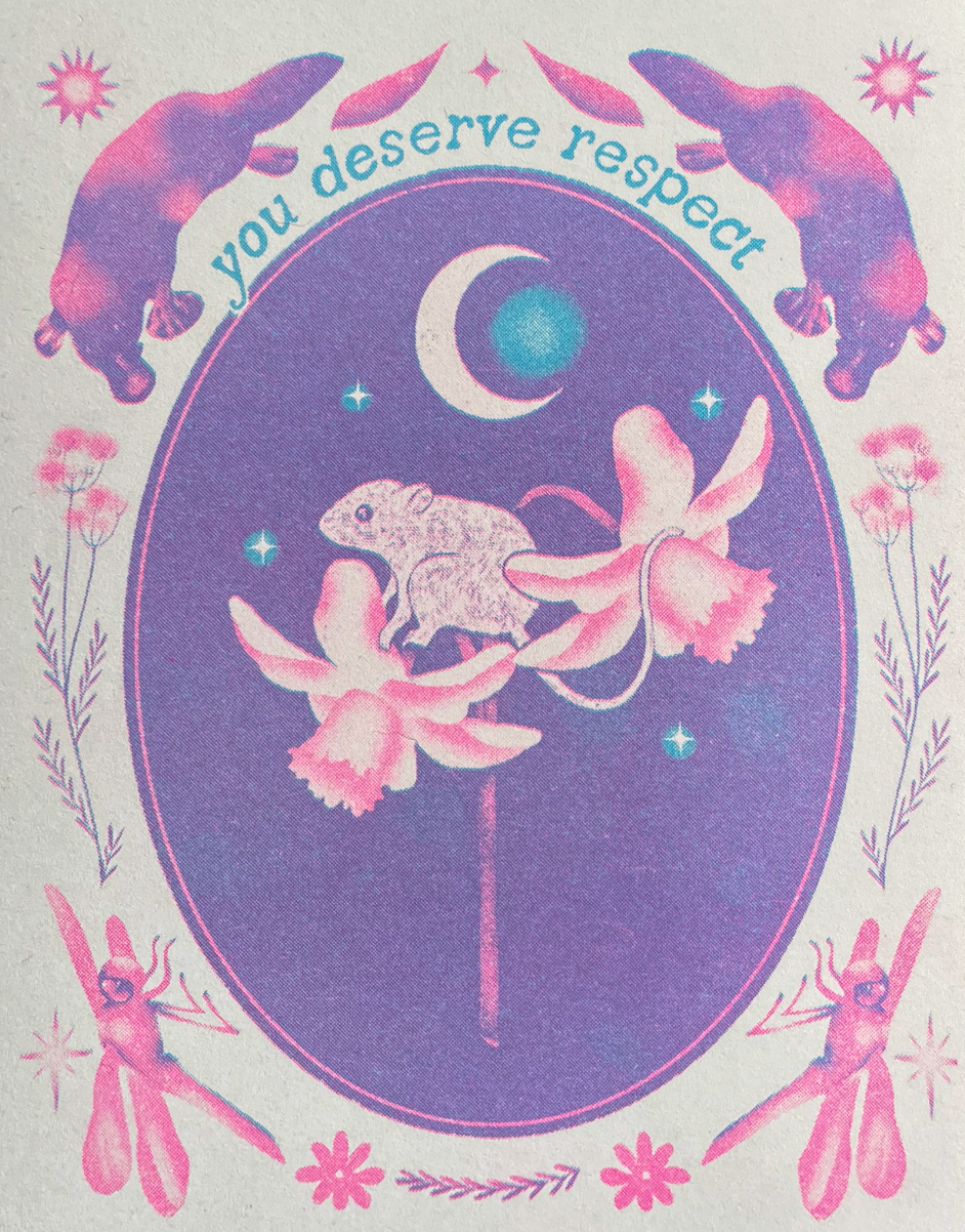 Mouse (mini risograph): Medium