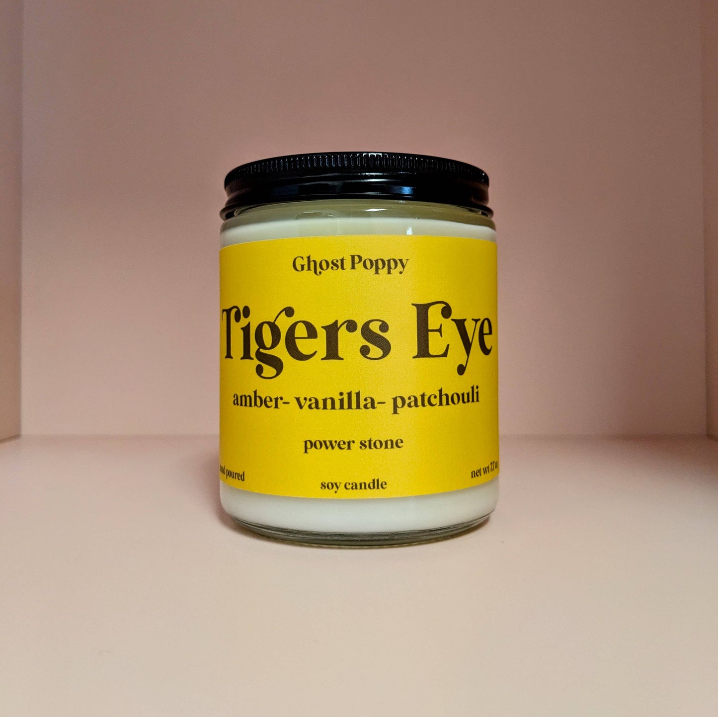Tigers Eye Candle