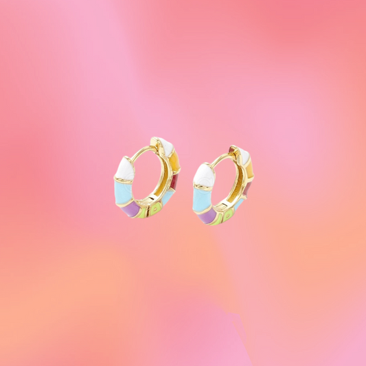 Summer Rainbow Hoops
