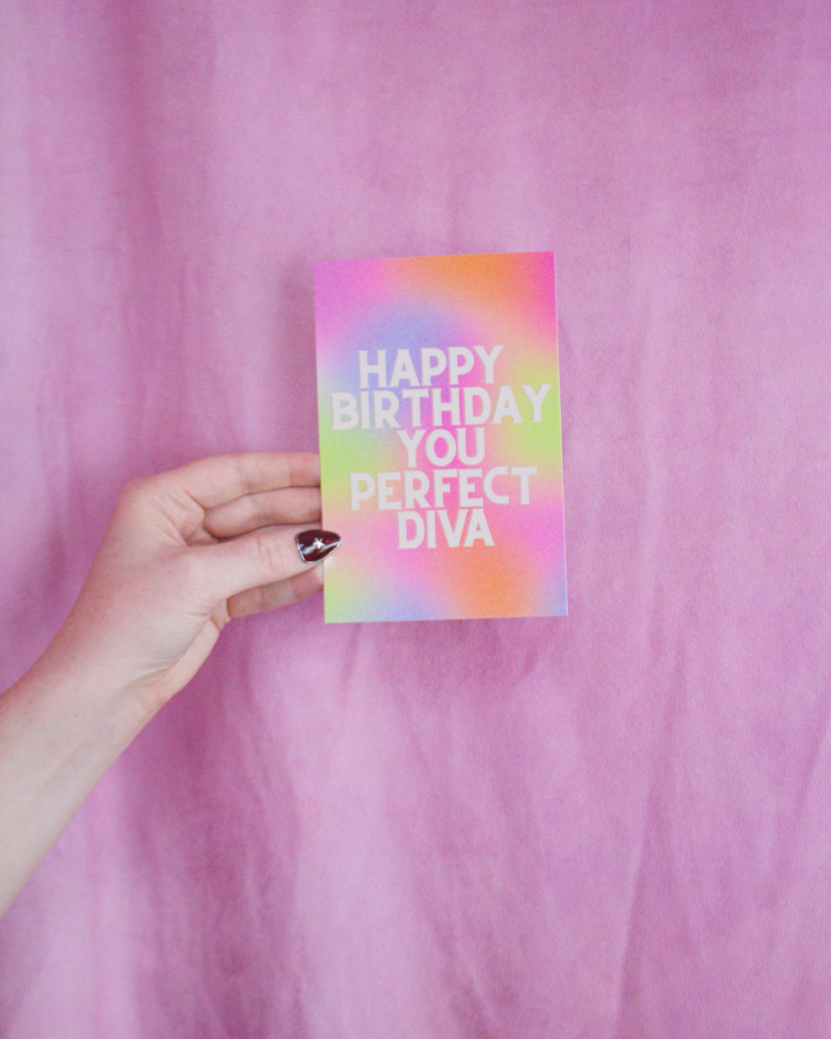 Happy Birthday You Perfect Diva Post Card