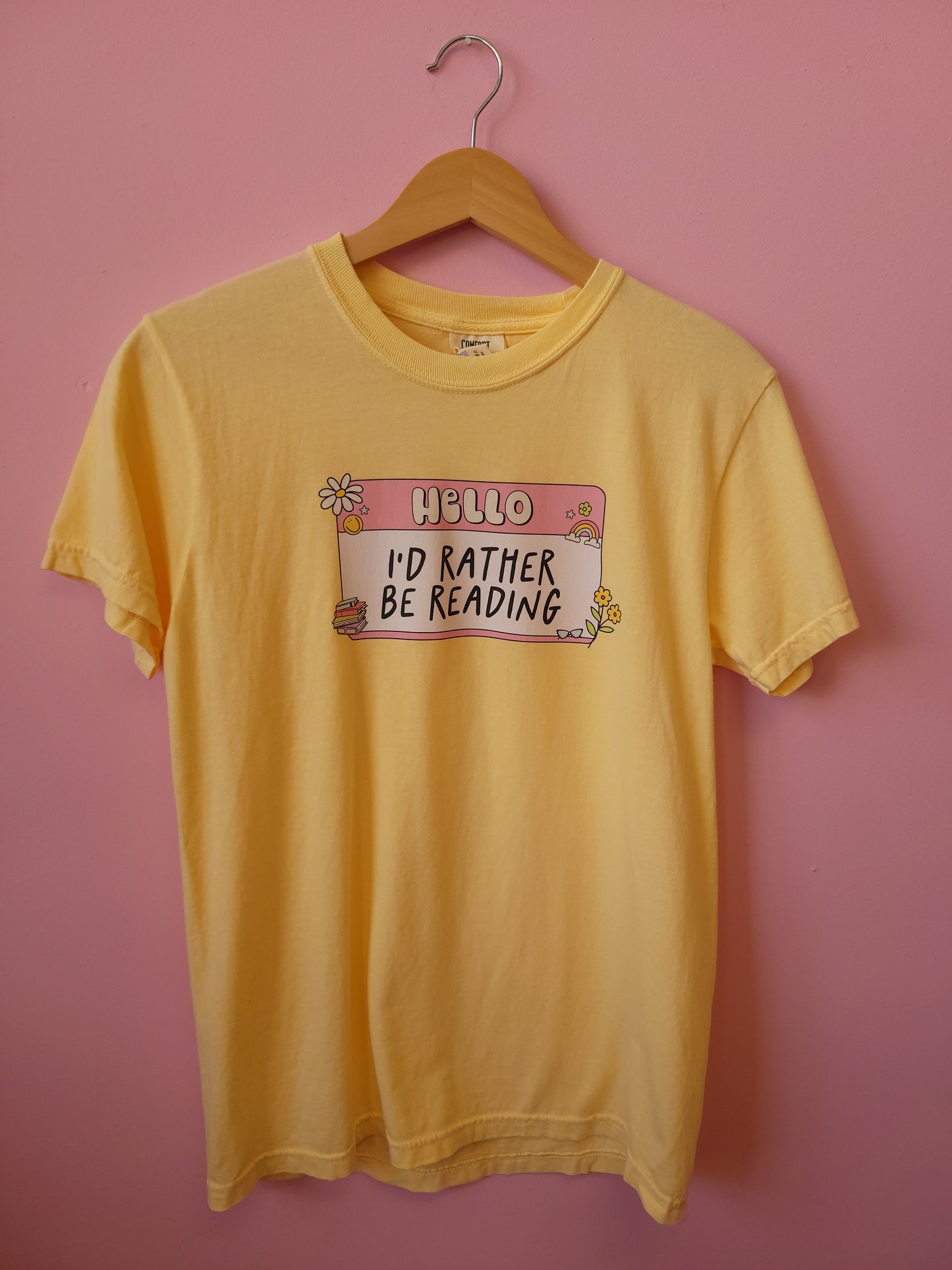 “I’d rather be reading” shirt