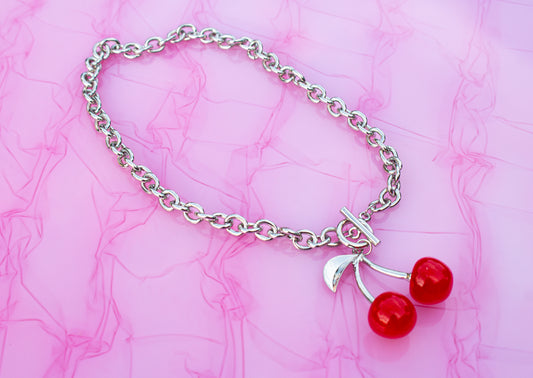 Cherry Chain Necklace