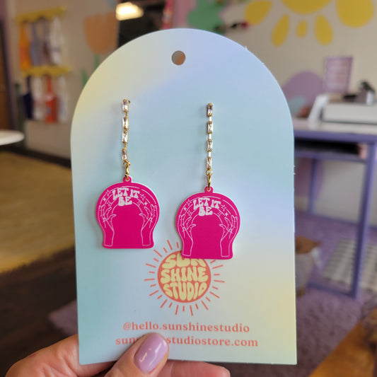 Let It Be Pink Earrings