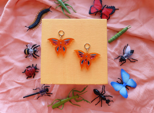 Orange Shimmer Butterfly