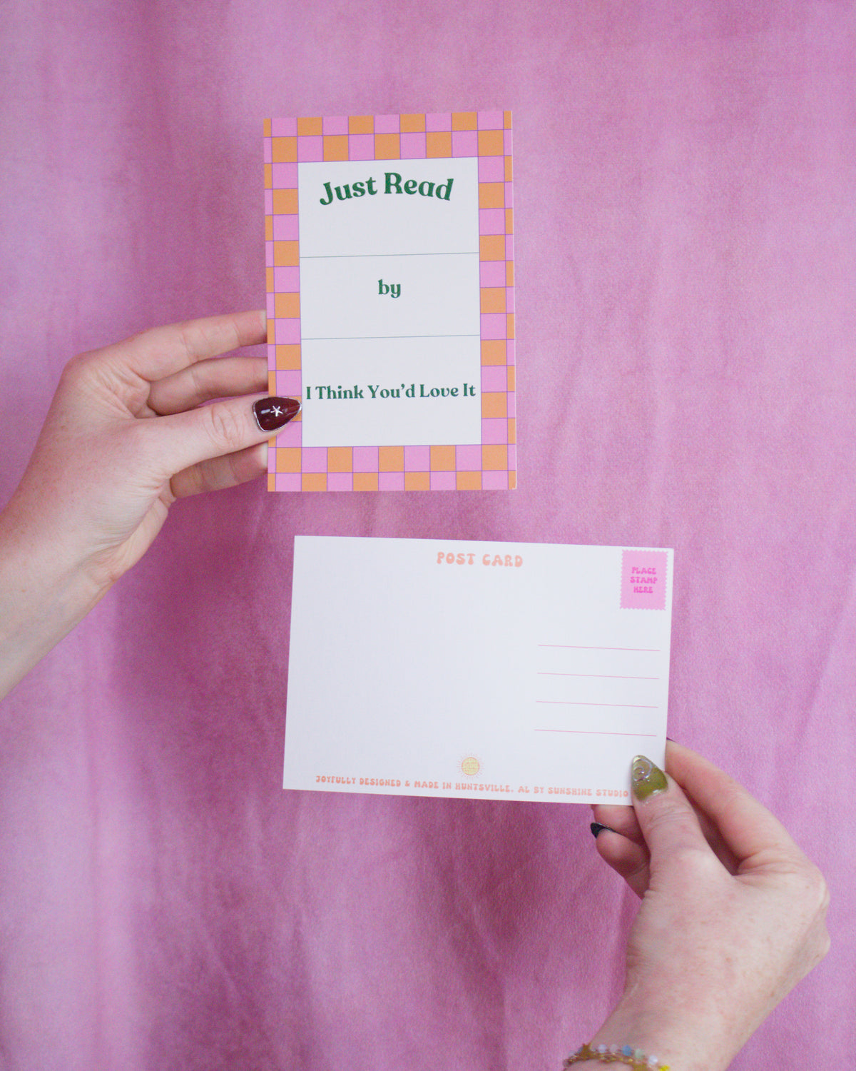 Book Recommendation Postcard 4 pack