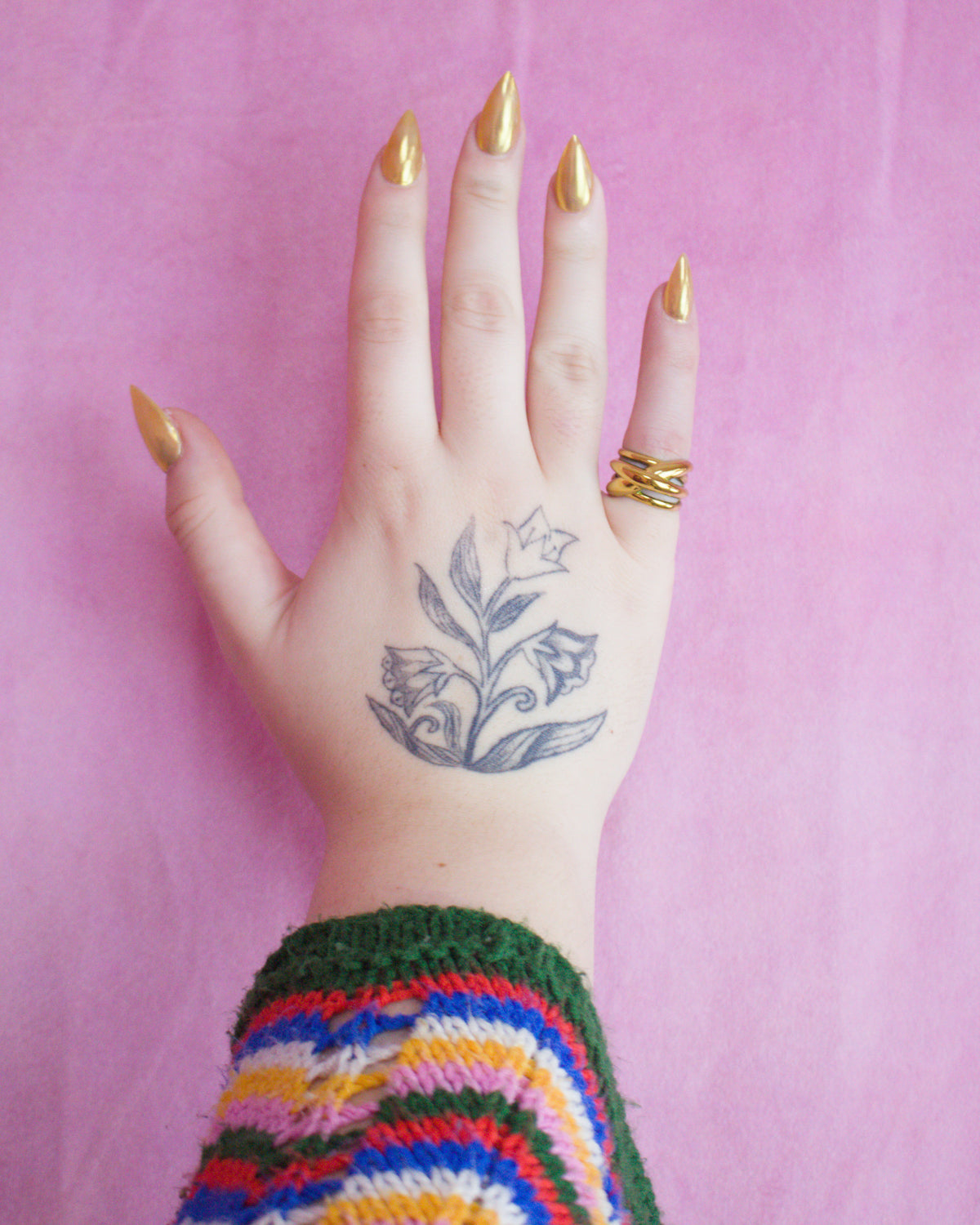 Knotted Titanium Ring