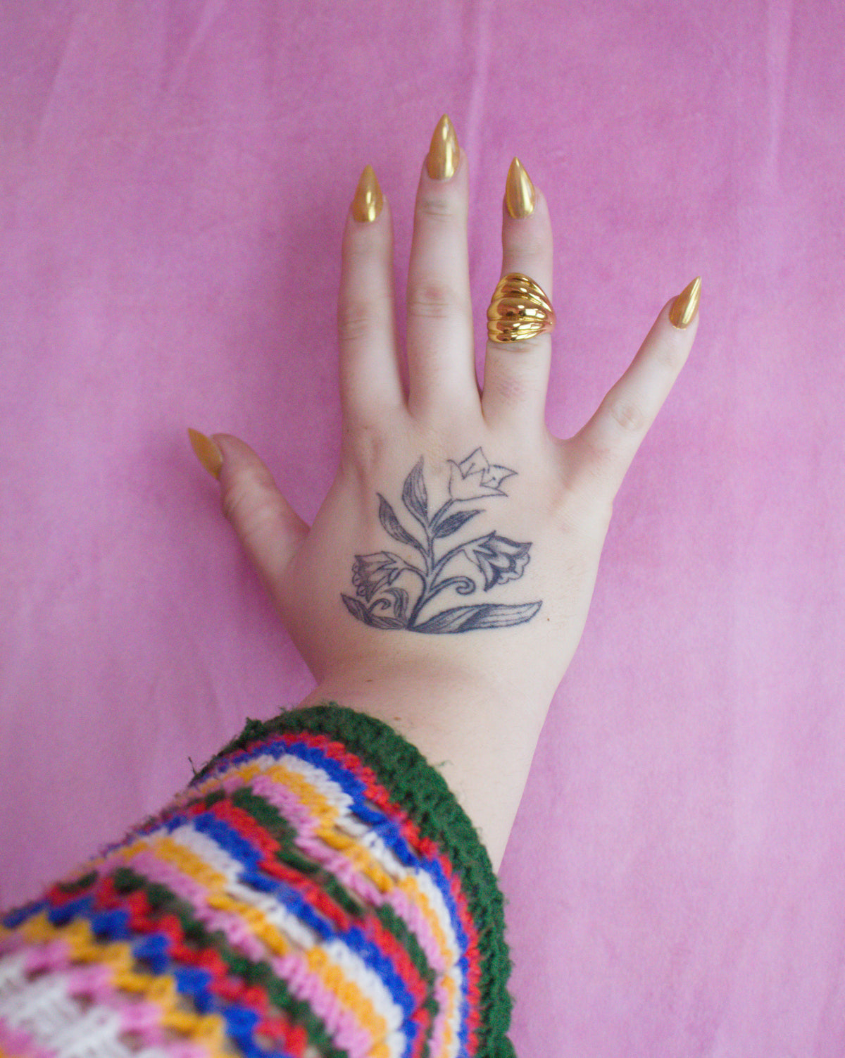 Titanium Layered Wavy Ring