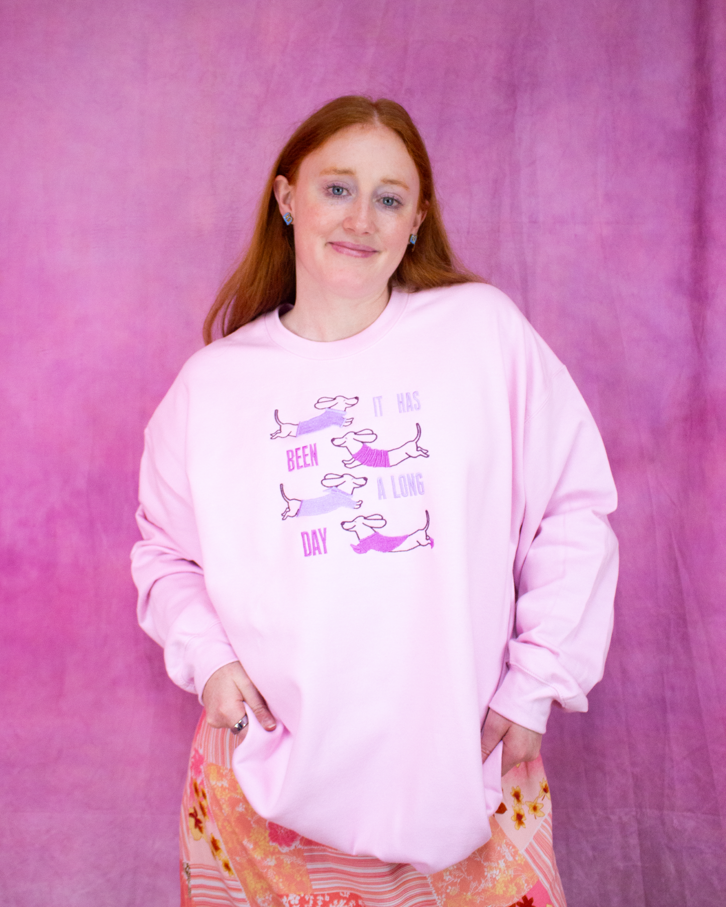 “It Has Been a Long Day” Embroidered Shirt