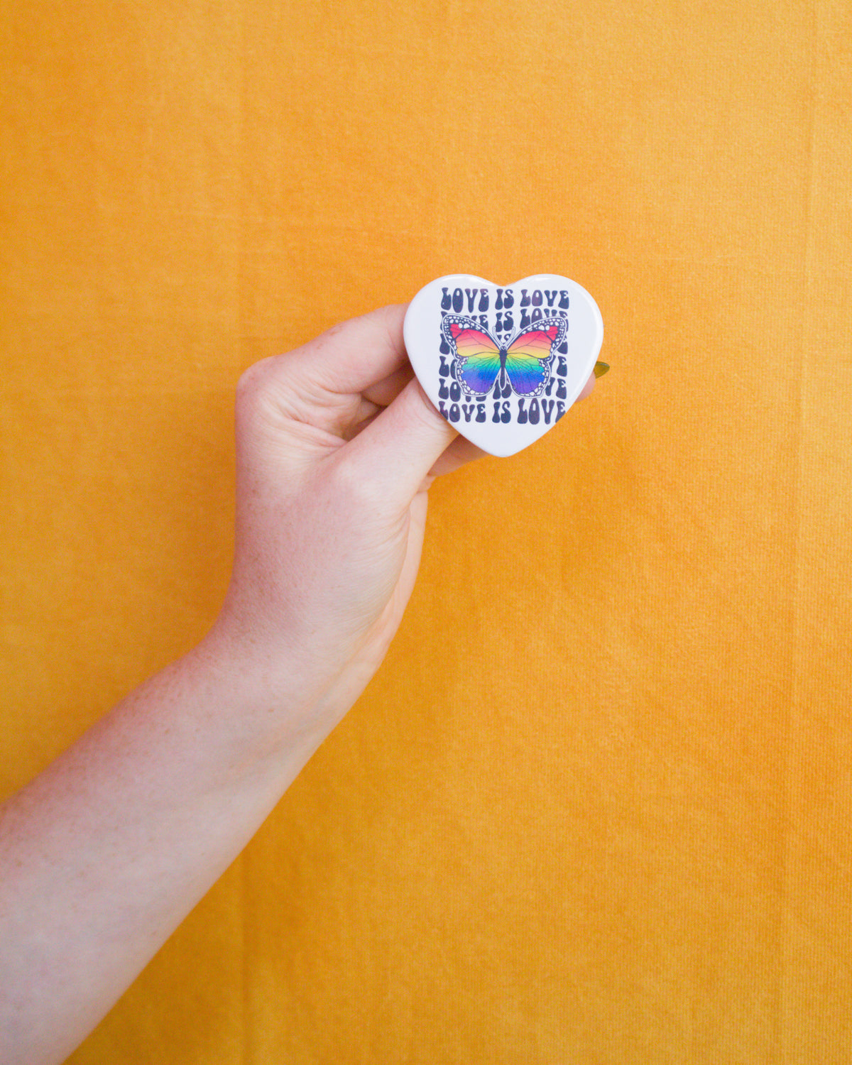 Love is Love Butterfly Pin