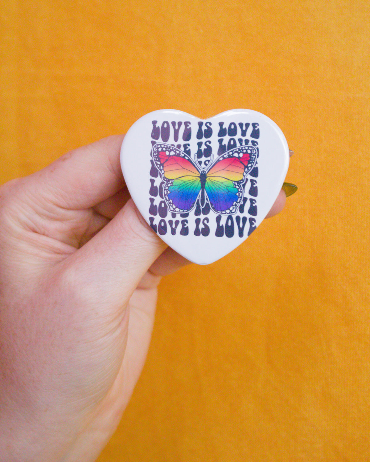 Love is Love Butterfly Pin