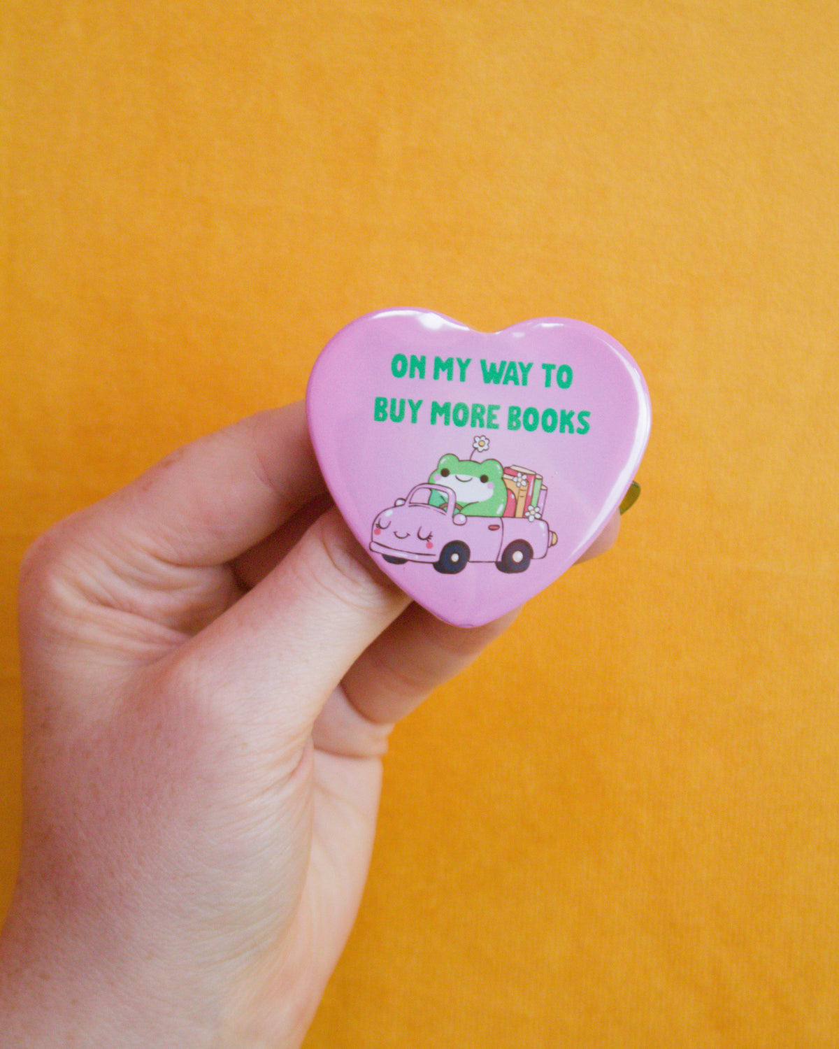 On my Way to Buy More Books Pin