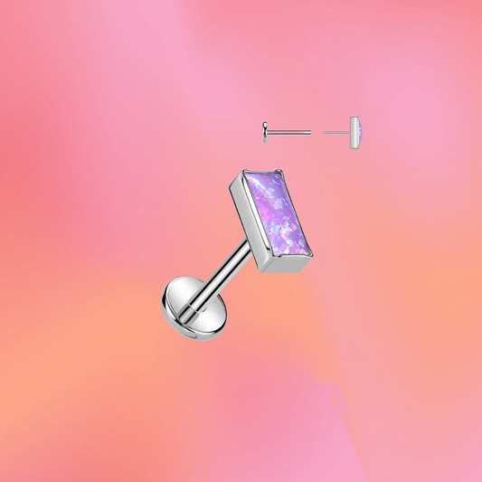 Iridescent Stone Flat Back