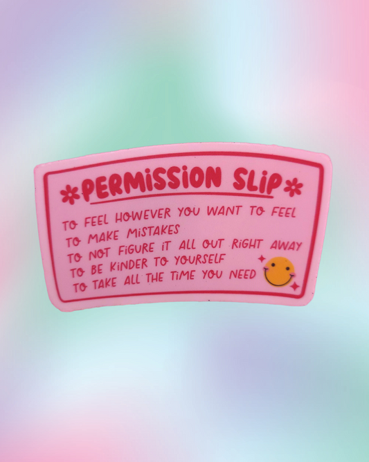 Permission Slip Sticker