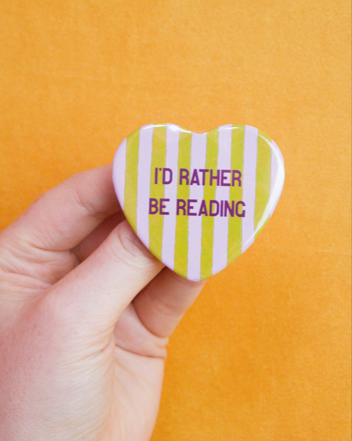 I’d Rather Be Reading Pin