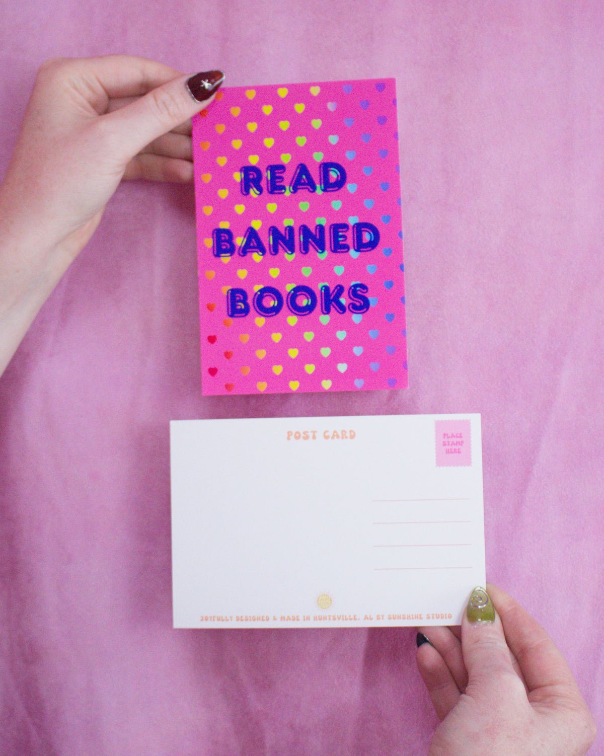 Read Banned Books Post Card
