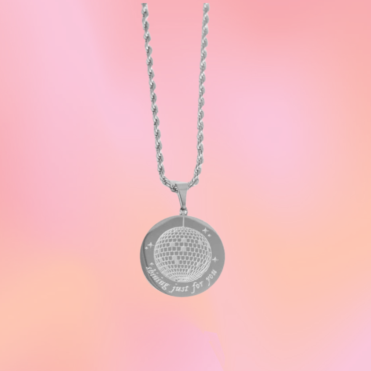 Shining Just For You-Titanium Necklace