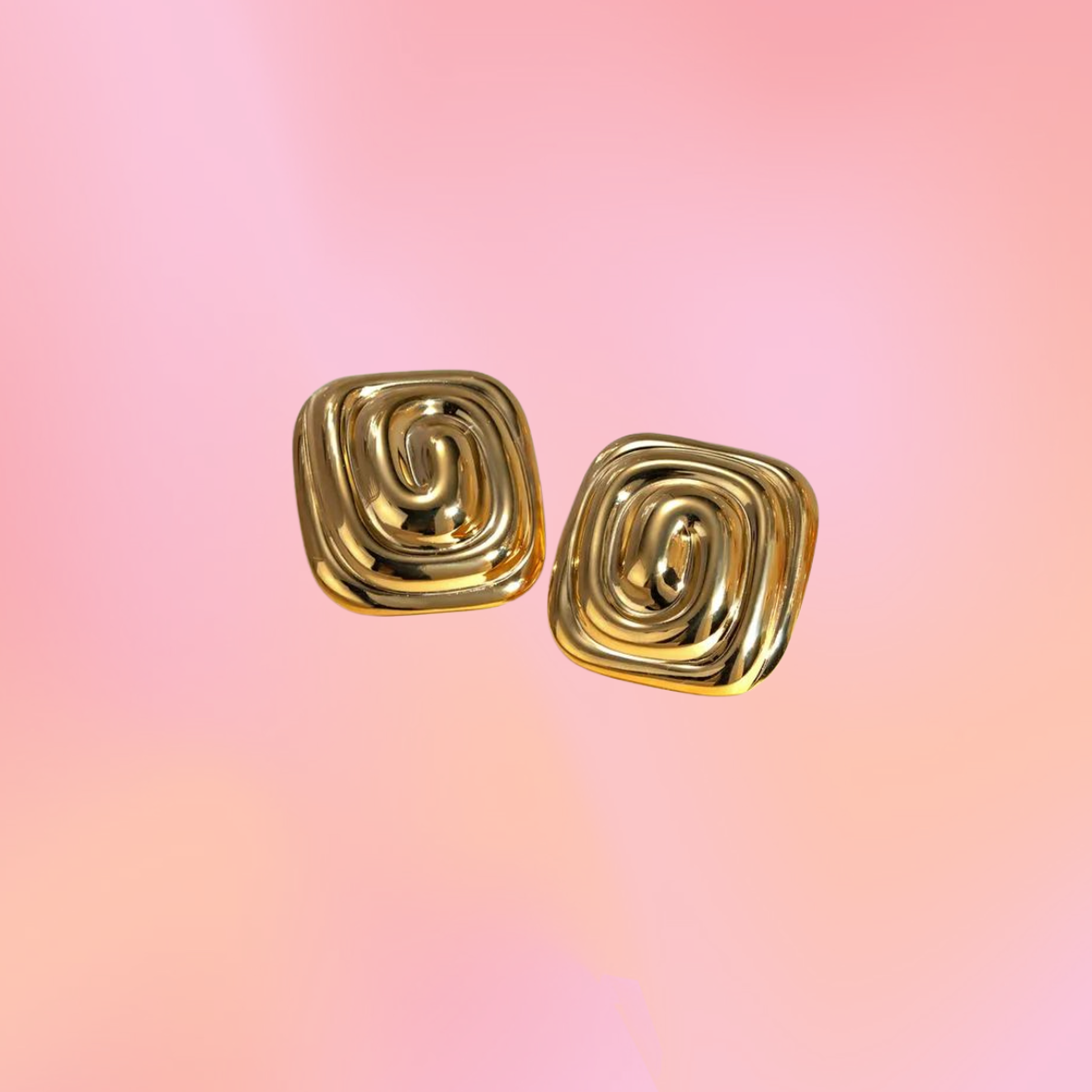 Titanium Chunky Spiral Studs