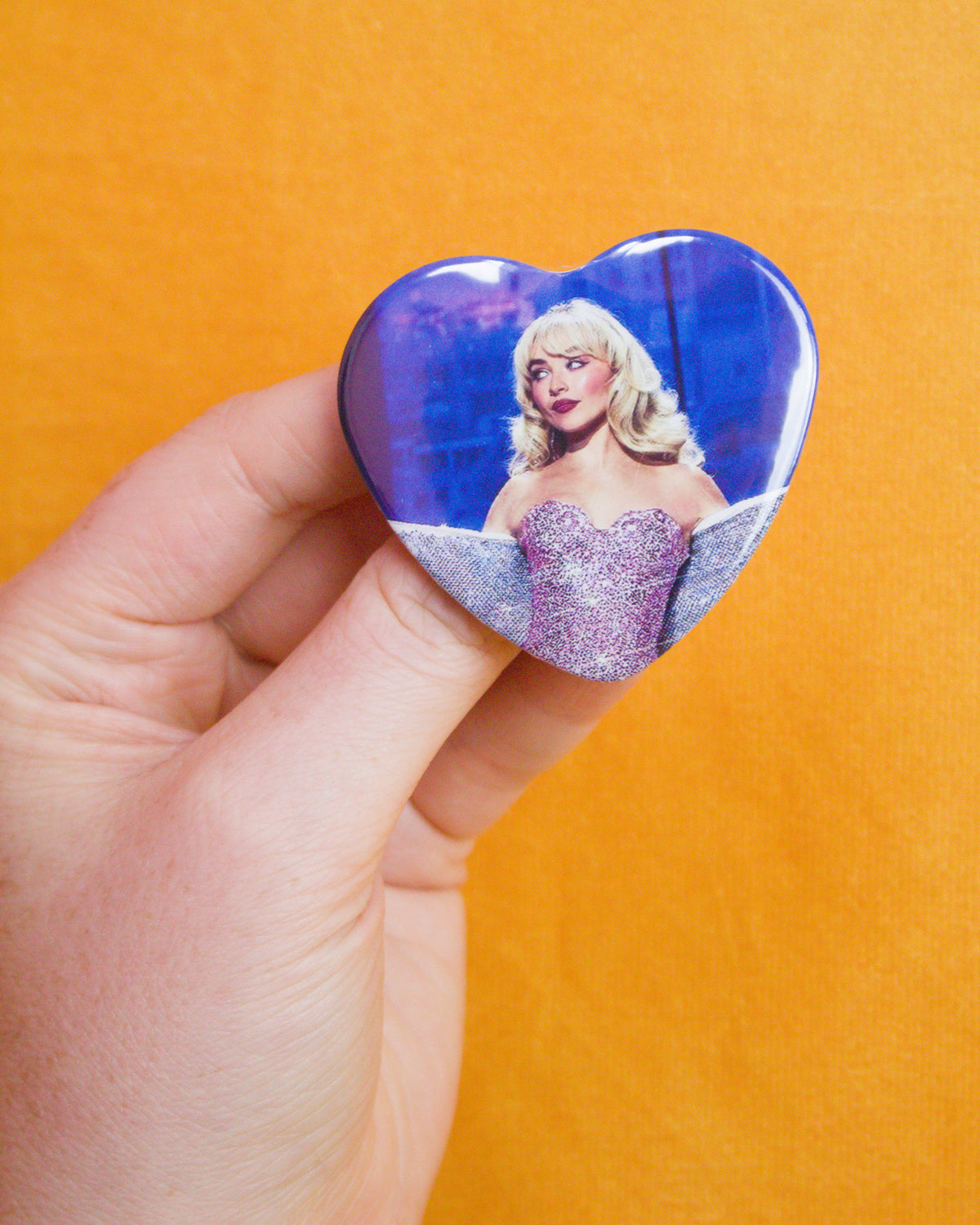 Sparkly Sabrina Carpenter Pin