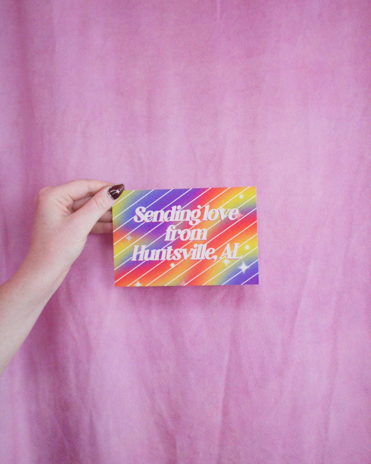 "Sending love from Huntsville, AL" Post Card