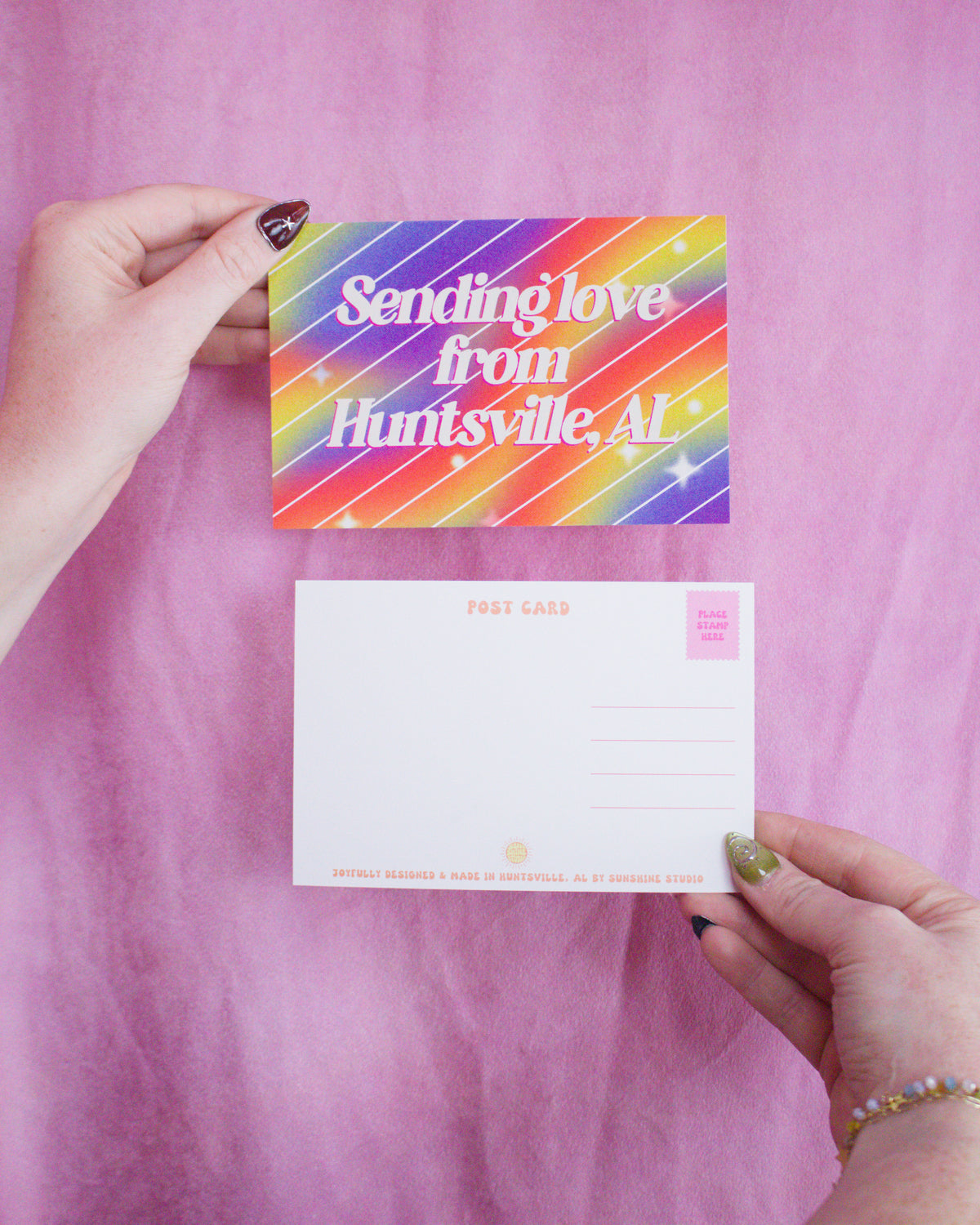"Sending love from Huntsville, AL" Post Card