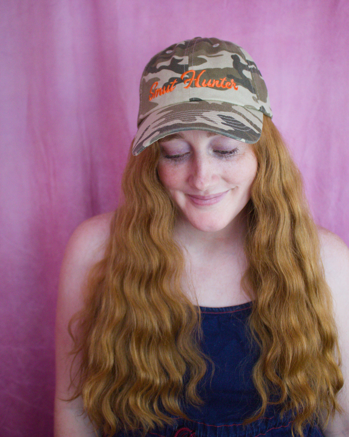 "Smut Hunter" Camo Embroidered Hat
