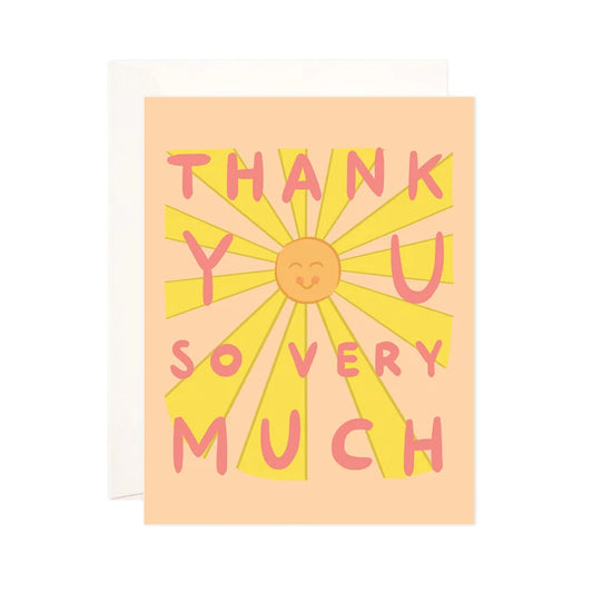 So Very Much Thank You Card