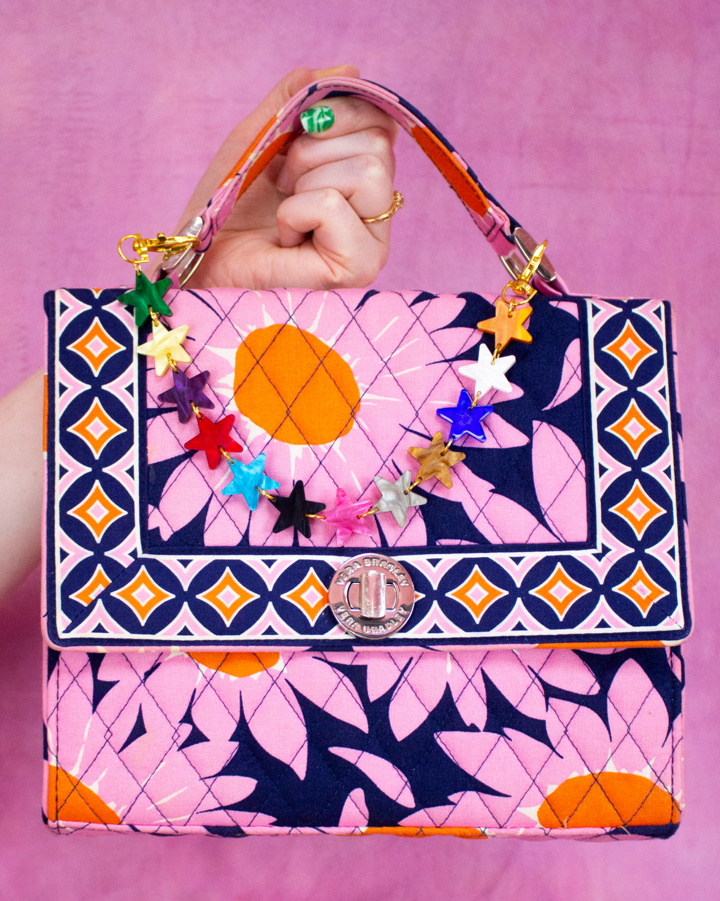 12 Eras - Colorful Pearlescent Stars Bag or Pants Charm