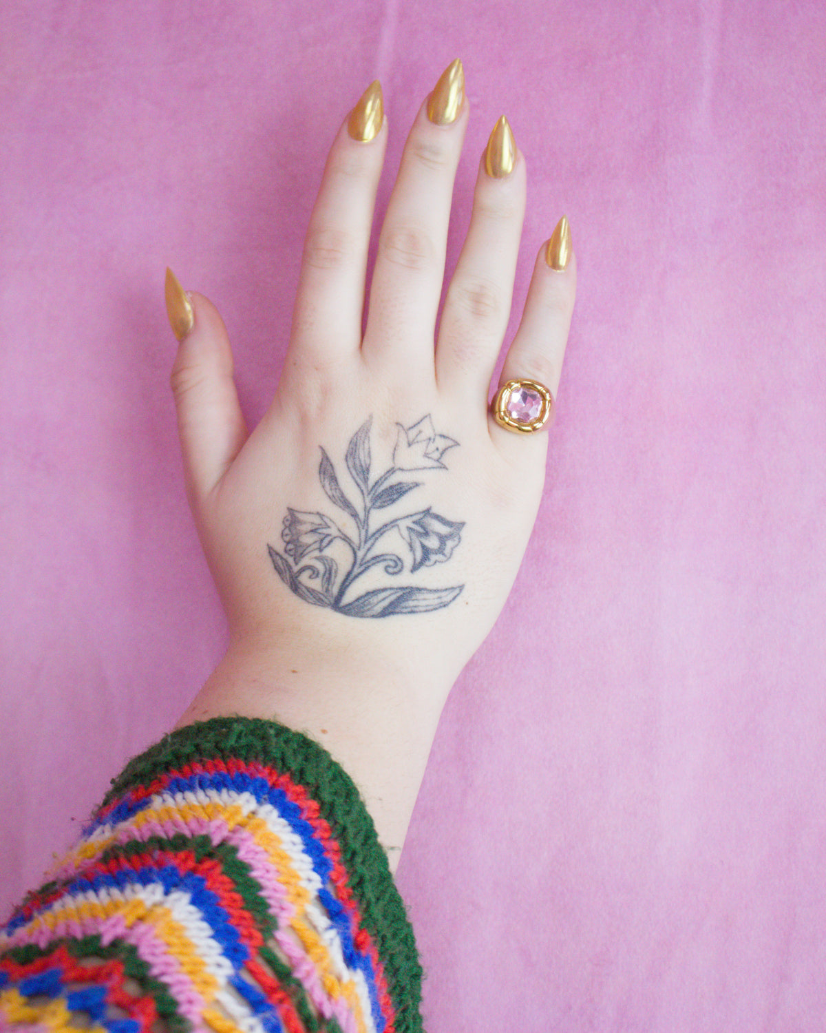 Statement Gem Titanium Ring