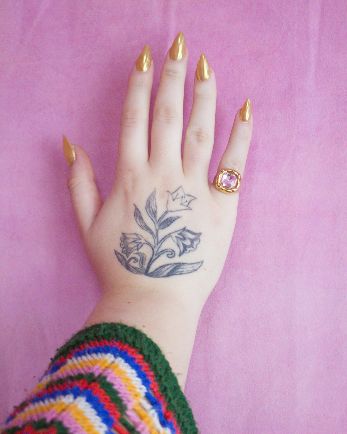 Statement Gem Titanium Ring