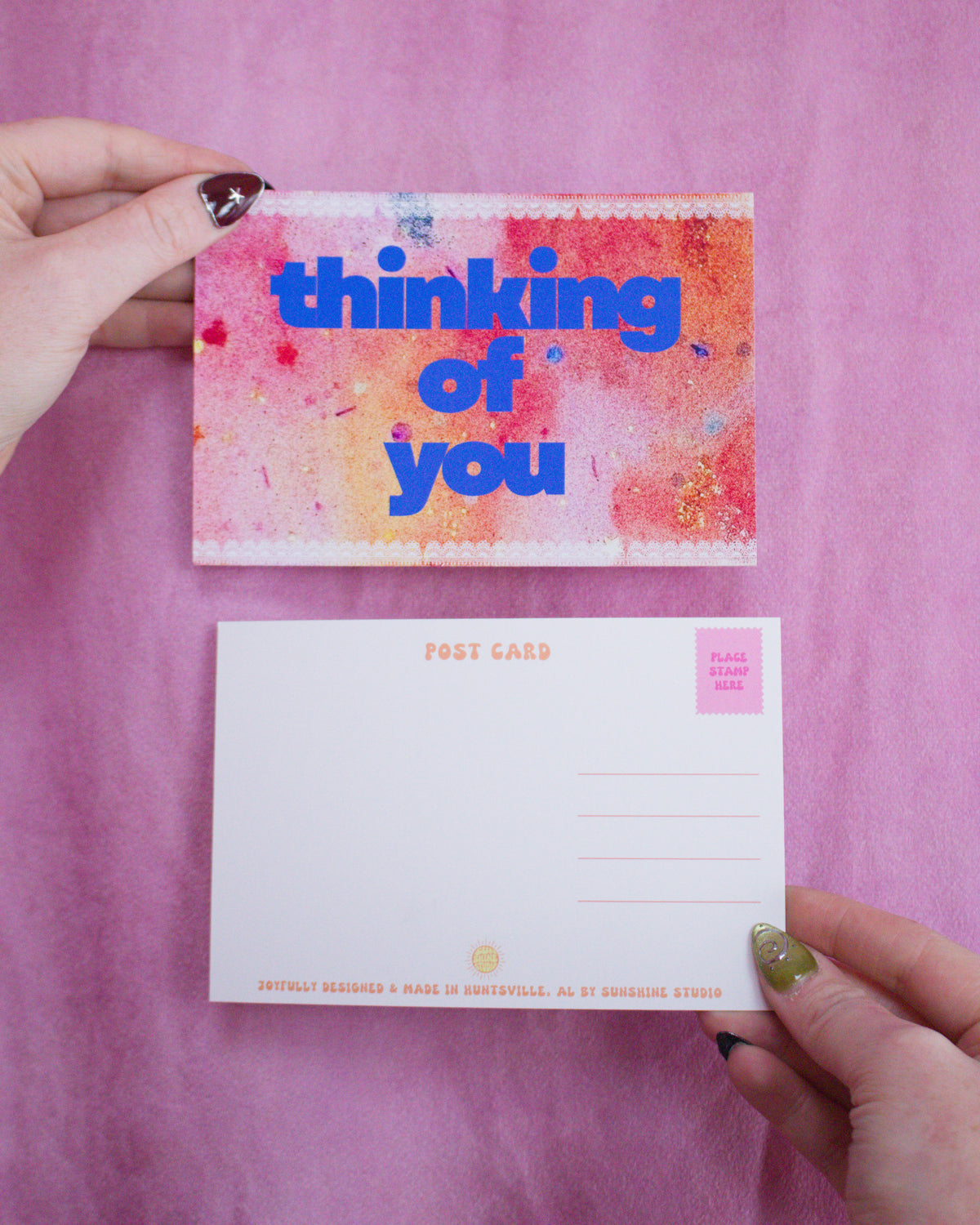 "Thinking of You" - Postcard