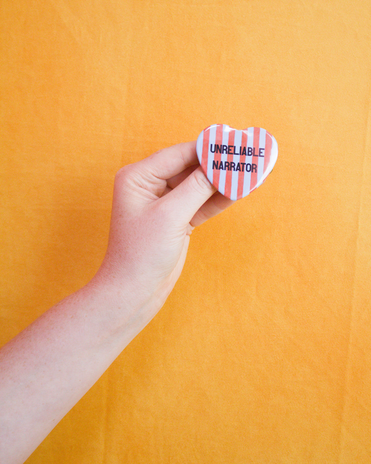 Unreliable Narrator Pin