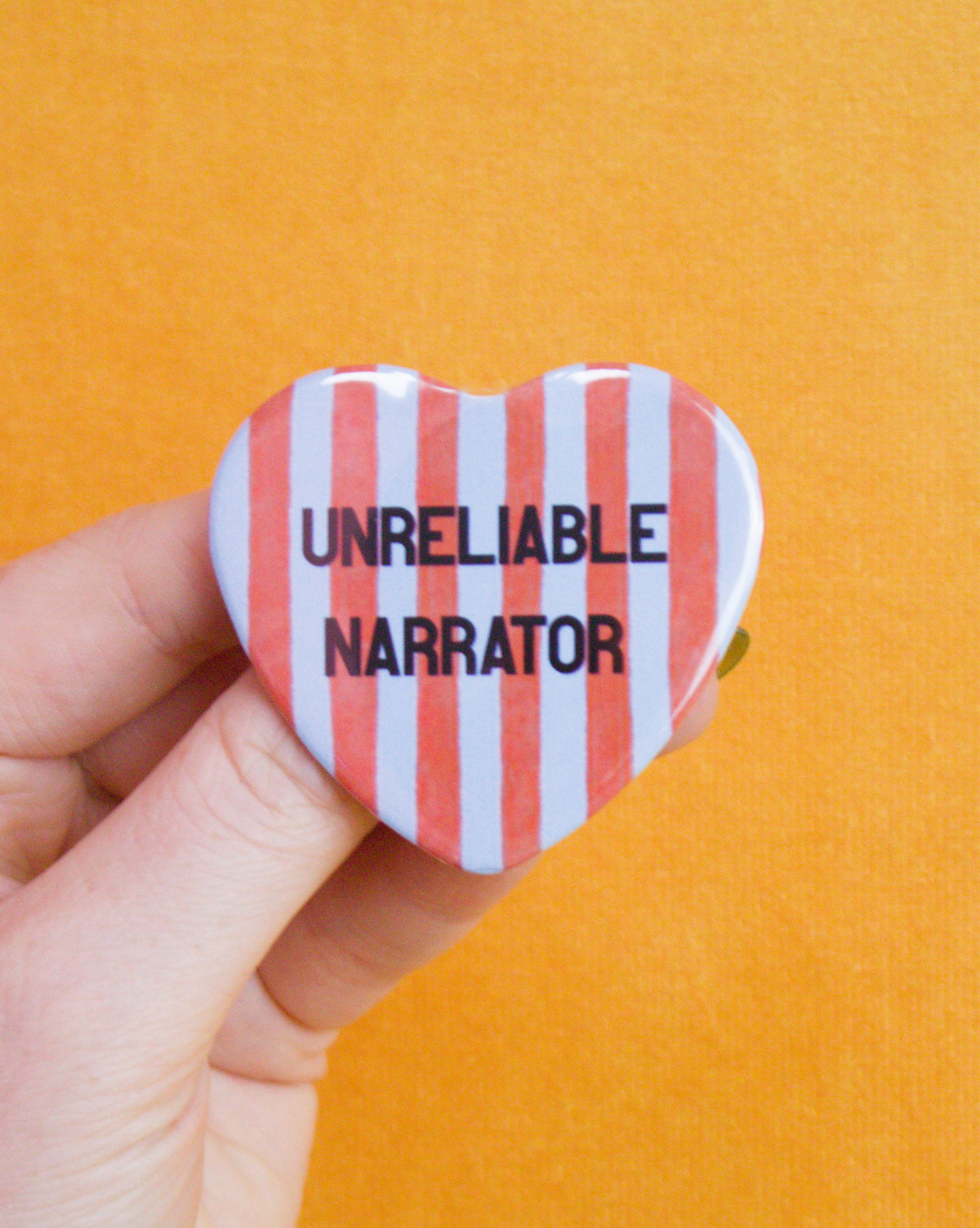 Unreliable Narrator Pin